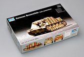The 1:72 Model Kit of a German Brummbar Late Production.

Plastic Kit 
Glue not included
Dimension 82 * 40 mm
109 Plastic parts
The manufacturer of the kit is Trumpeter.This