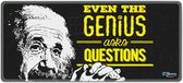 Muismat xxl Genius 90 x 40 cm - Sleevy - mousepad - Collectie 100+ designs