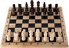 Afbeelding van het spelletje Schaakbord MET Schaakstukken - Zinaps 150235-150236 Schaken en concepten, berkenhout, 30 cm x 30 cm, massief hout spelbord, compleet spel met stukken, van 6 jaar- (WK 02127)