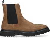 Sacha - Heren - Cognac suède chelsea boots - Maat 45