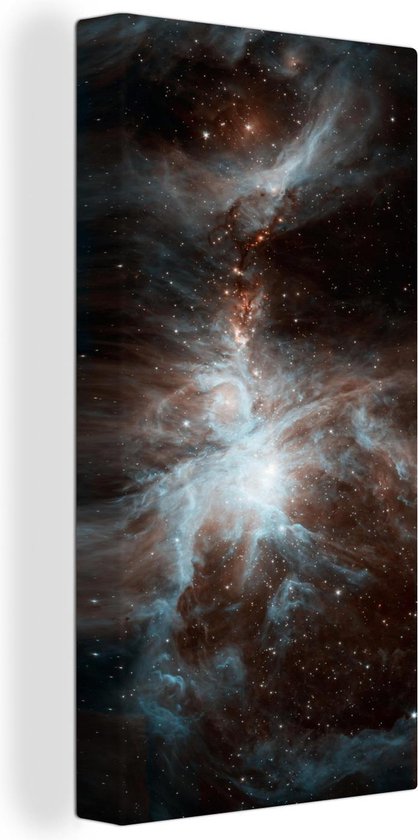 Canvas Schilderij Galaxy - Planeet - Sterren - Wanddecoratie