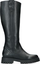 No Stress - Dames - Zwarte hoge laarzen met grove zool - Maat 39 | bol.com