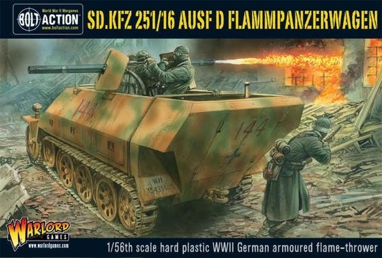 Afbeelding van het spel Sd.Kfz 251/16 Flammpanzerwagen plastic box set