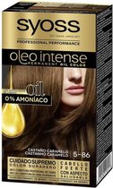 Permanente Kleur Olio Intense Syoss Nº 5,86 Bruin Karamel