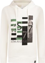 Zoso Trui Kim Hooded Sweater 215 Off White/green Dames Maat - S