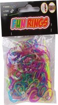 Fun Rings armband vlechten multicolor 313-delig
