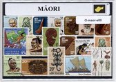 Maori's – Luxe postzegel pakket (A6 formaat) : collectie van verschillende postzegels van Maori's – kan als ansichtkaart in een A6 envelop - authentiek cadeau - kado - geschenk - kaart - Nieuw-Zeeland - Maori - Aotearoa - volkeren - volk - polynesie