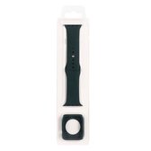 Siliconen vervangende band horlogeband + horloge beschermhoes set voor Apple Watch Series 6 & SE & 5 & 4 40 mm / 3 & 2 & 1 38 mm (olijfgroen)
