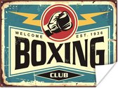 Poster Mancave - Boxen - Vintage - Boxing - 40x30 cm