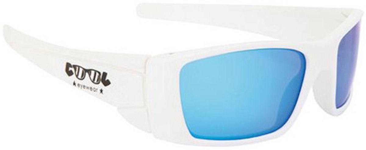 Cool Eyewear Zonnebril Impact Heren Rechthoekig Cat. 3. Wit