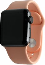 Geschikt Voor Smart Watch Sport Band -  Grapefruit - 42mm En 44mm - SM - Geschikt Voor Smart Watches - Maat: 42 en 44