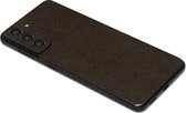 ScreenSafe Skin Galaxy S21 Brown Leather zonder logo