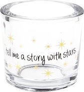 Cosy&Trendy waxinelichthouder - Tell me a story with stars - Set-8