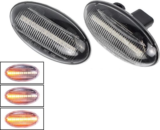 Clignotant Latéral Dynamique LED Pour Peugeot 307, 206, 207, Citroën C3, C5, Berlingo Et Autres Modèles - 7