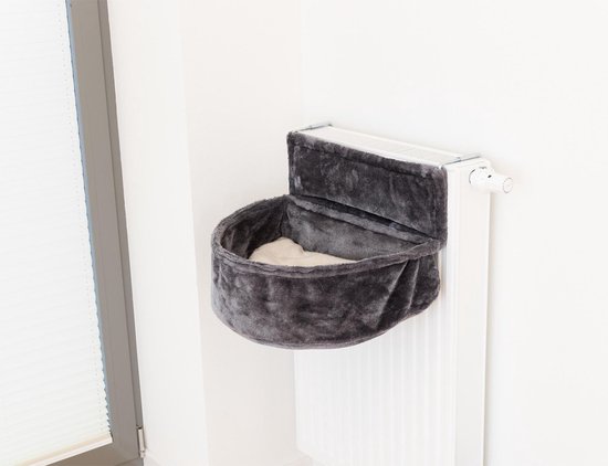 Trixie - Radiator Relax Mand - XXL - Grijs - Afmetingen: 55 × 15 × 36 cm