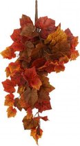 kunstbloemen 65 x 25 cm zijde oranje/bruin