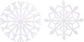 decoratie sneeuwvlokken 14 cm 100 gr 16 stuks