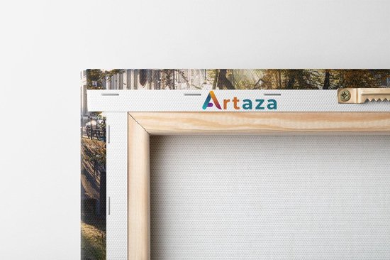 Artaza - Peinture sur toile - Nieuwe Gracht à Utrecht - 120x80 - Groot - Photo sur toile - Impression sur toile