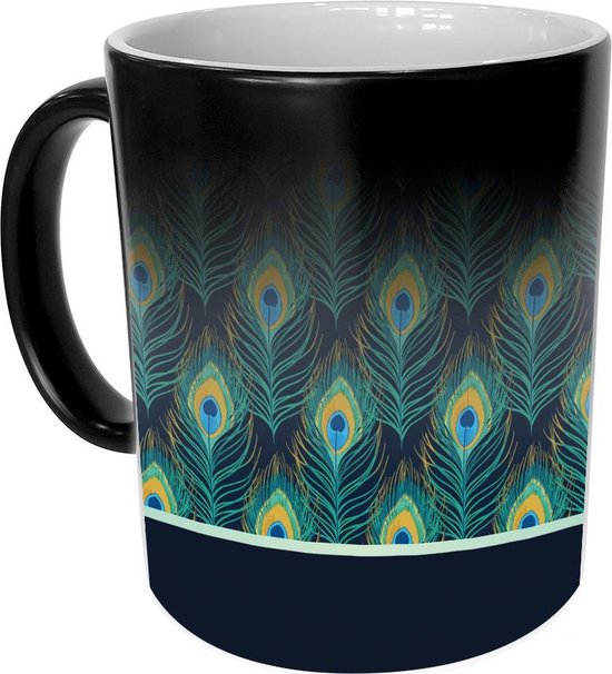 Mug Magique - Plumes de Paon