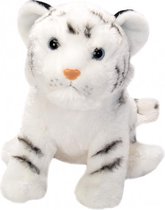 knuffel tijger junior 30 cm pluche wit