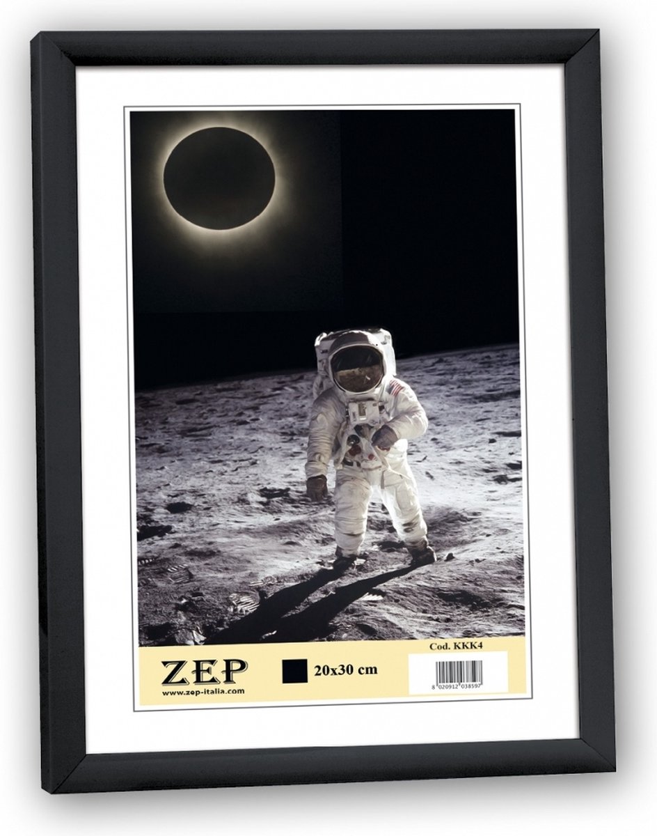 ZEP - Kunststof Fotolijst New Easy Zwart voor foto formaat 40x50 - KB7 - Zep