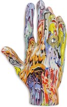 Resin Figuur HYDROPGRAPHIC DIPPED HAND 35 cm hoogte.