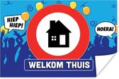 Affiche Citations - 'Welcome home' - Proverbes - 180x120 cm XXL