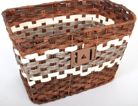 Volare Fietsmand 31 Liter 40 X 33 X 24 Cm Riet Bruin van Volare — afbeelding 3