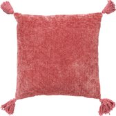 NINO - Kussenhoes van katoen 45x45 cm Dusty Rose - roze