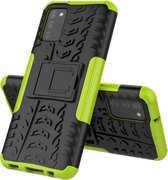 Samsung Galaxy A02s Hoesje - Schokbestendige Back Cover - Groen