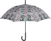 paraplu Slang dames 102 cm microvezel roze