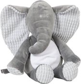 knuffel Billy olifant 20 cm polyester grijs