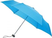 paraplu windproof handopening 90 cm lichtblauw