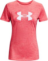 Under Armour Tech Twist Graphic dames sportshirt pink