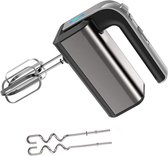 Bol.com BOTC - Elektrische handmixer - handmixer - 500 Watt - RVS Spiral Kneder - 5 Snelheden Plus Turbo - 2 Kloppers - 2 Deeghaken - Bakken Tools aanbieding Bol.com BOTC - Elektrische handmixer - handmixer - 500 Watt - RVS Spiral Kneder - 5 Snelheden Plus Turbo - 2 Kloppers - 2 Deegha... aanbieding