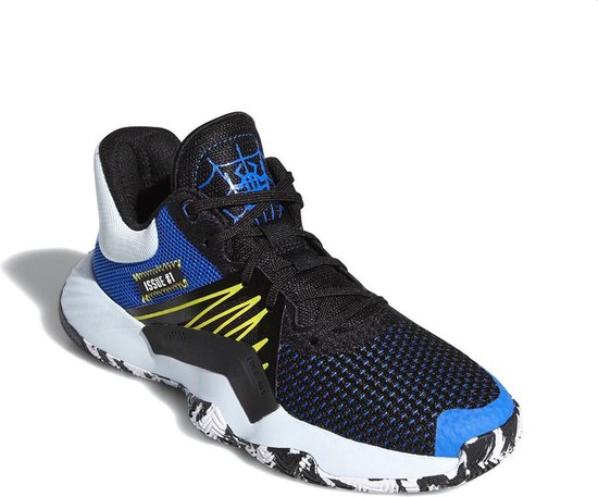 adidas Performance D.O.N. Issue 1 J Basketbal schoenen Kinderen zwart 39  1/3 | bol.com