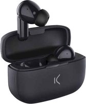 Bluetooth hoofdtelefoon KSIX Zwart Wireless