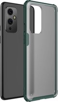 OnePlus 9 Hoesje - Mobigear - Shockproof Serie - Hard Kunststof Backcover - Groen - Hoesje Geschikt Voor OnePlus 9