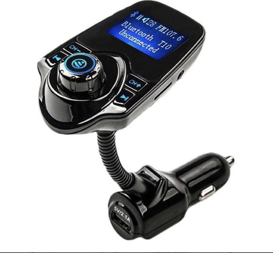 zak sneeuw rietje Bluetooth FM Transmitter T10 voor in de auto - ZT - Handsfree bellen carkit  met AUX -... | bol.com