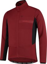 Rogelli Barrier Fietsjack Winter - Heren - Bordeaux - Maat XL