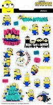 stickers Minions II 20 x 10 cm geel 30 stuks