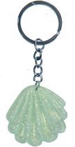 sleutelhanger zeester 4 cm groen