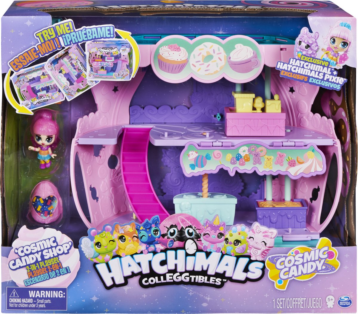 Hatchimals - CollEGGtibles Cosmic Candy Shop 2-in-1-speelset - Pixie en Hatchimal - Hatchimals