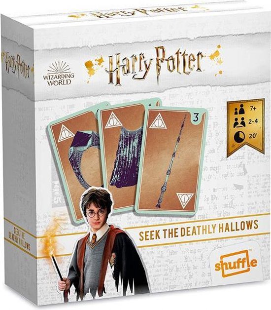 Afbeelding van het spel kaartspel Harry Potter 12,5 x 11,5 cm karton 55-delig