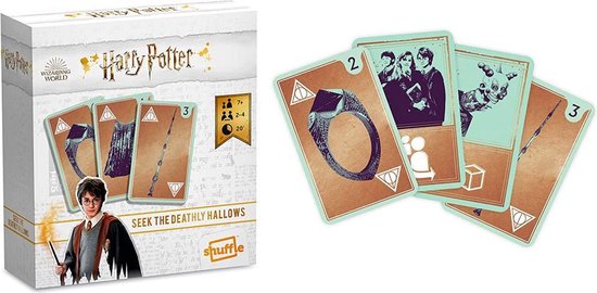 Thumbnail van een extra afbeelding van het spel kaartspel Harry Potter 12,5 x 11,5 cm karton 55-delig