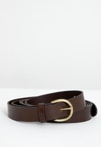 Sissy-Boy - Donkerbruine leren riem met knoop - 85