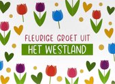 Kaart - Groeten uit - Fleurige groet uit Het Westland - GRP033