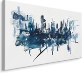 Schilderij - Moderne abstracte kunst , Wanddecoratie , Premium print