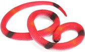 speeldier Animal World slang 150-200 cm rubber rood