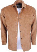 Megaman - Heren Overhemd - Overshirt - Corduroy - Bruin